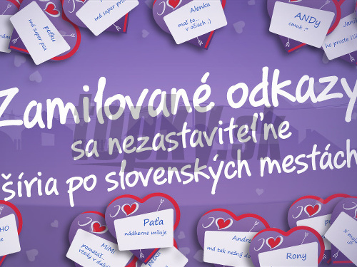 Zamilované odkazy sa nezastaviteľne šíria slovenskými mestami.