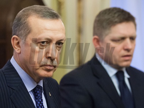 Recep Tayyip Erdogan a Robert Fico