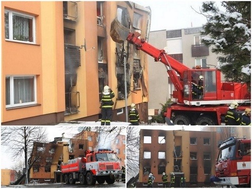 Séria výbuchov panelák totálne zničila