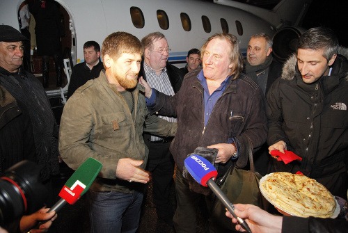 Gérard Depardieu a Ramzan Kadyrov