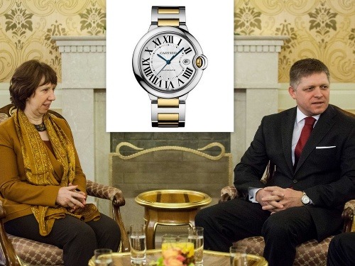 Premiér Robert Fico ukázal nové hodinky.