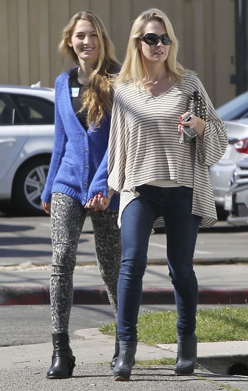 Jennie Garth s krásnou dcérou Lucou.