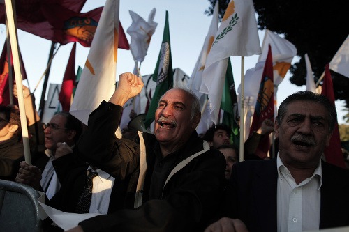 Demonštrácie na Cypre