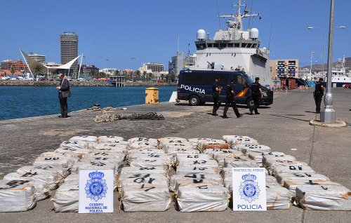 Polícia zadržala dve tony kokaínu