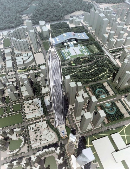 Finančné centrum bude po dokončení druhou najvyššou stavbou sveta