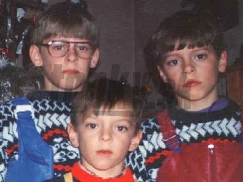 Takto vyzerali bratia Bučkovci v detstve. Zľava Jano, Tomáš a Jožko. 
