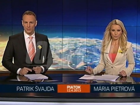 Mária Pietrová sa včera objavila po boku Patrika Švajdu v Televíznych novinách.