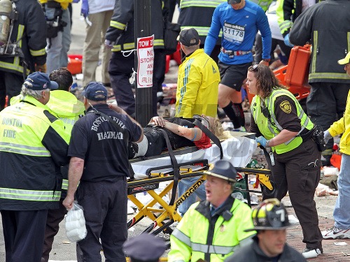 Zranené osoby po útokoch v Bostone