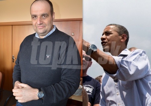 Pavol Frešo a Barack Obama majú rovnaké hodinky. 