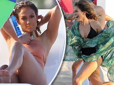Jennifer Lopez poodhalila svoje výstavné krivky v plavkách.