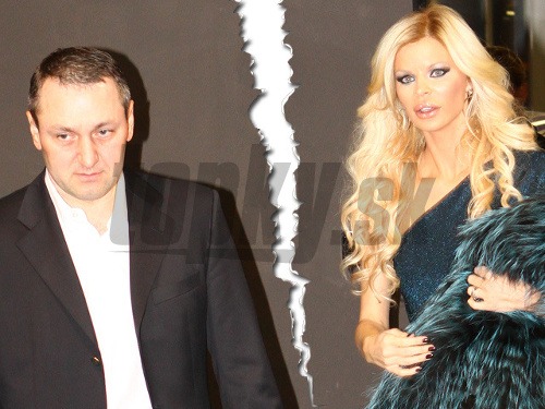 Silvia Kucherenko s manželom Sergejom. Prechádza ich vzťah krízou?
