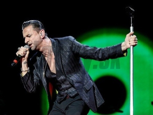 Dave Gahan z Depeche Mode v Aténach