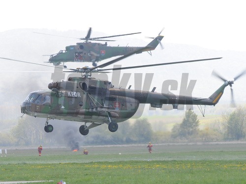 Vrtuľníky Mi 17 a Mi 24