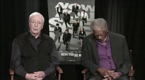 Michael Caine a Morgan Freeman