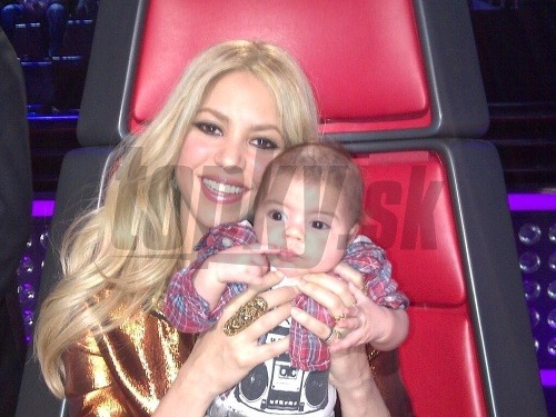 Shakira so synčekom Milanom.