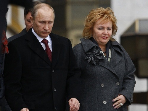 Vladimir Putin s manželkou