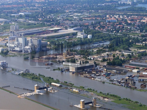 Najviac postihnuté je mesto Magdeburg