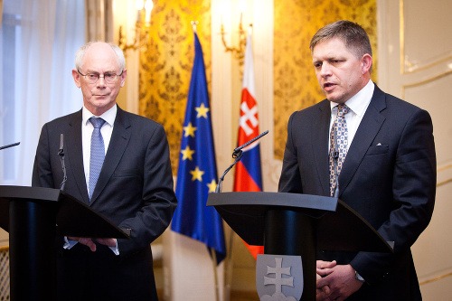 Herman Van Rompuy a Robert Fico