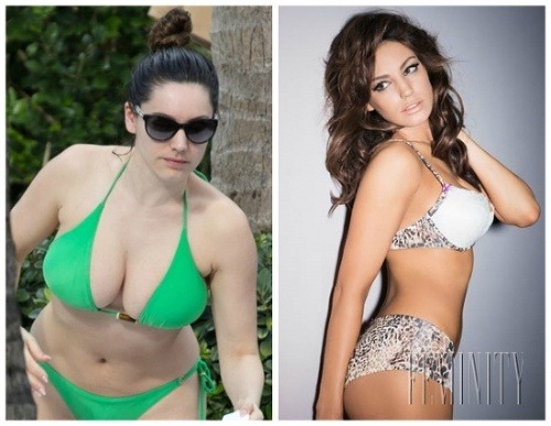 Modelka Kelly Brook je známa sexi krivkami, ktoré vystavuje na obdiv aj v pánskych časopisoch, v realite je jej postava trochu iná 