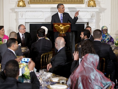 Barack Obama si v Bielom dome uctil večerou moslimský sviatok