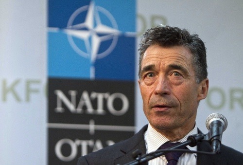 Ilustračné foto - šéf NATO Anders Fogh Rasmussen 