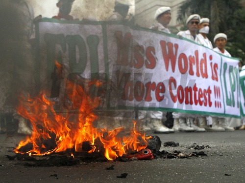 Protesty proti Miss World