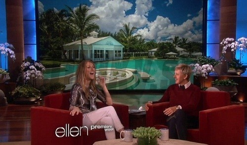 Céline Dion v šou moderátorky Ellen DeGeneres ukázala fotky svojho prepychového sídla.