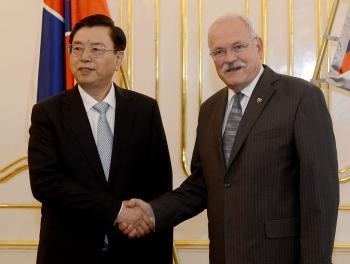 Čang Te-ťiang a slovenský prezident Ivan Gašparovič
