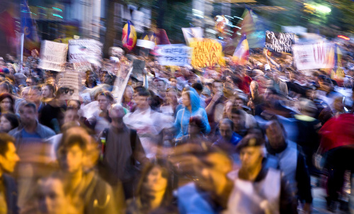 Protesty proti zlatej bani v Transylvánii neutíchajú