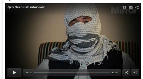 Šéf hnutia Taliban v rozhovore pre denník Mirror. 