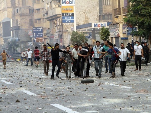 Násilné demonštrácie v Egypte
