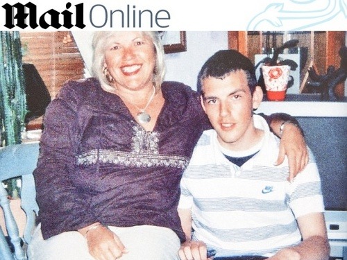 Melanie Leahyová so synom Matthewom, keď mal 15 rokov.