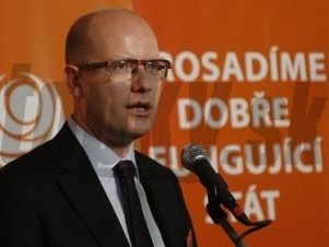 Český premiér Bohuslav Sobotka