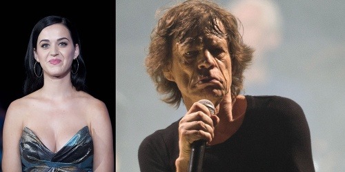 Katy Perry a Mick Jagger