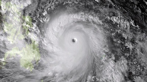 Tajfún Haiyan.