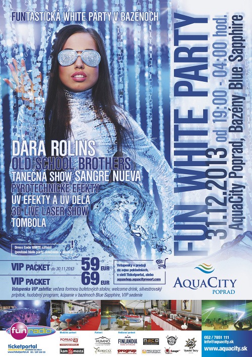 SILVESTER S DAROU ROLINS BUDE BIELY NA KONČIAROCH TATIER AJ V POPRADSKOM AQUACITY