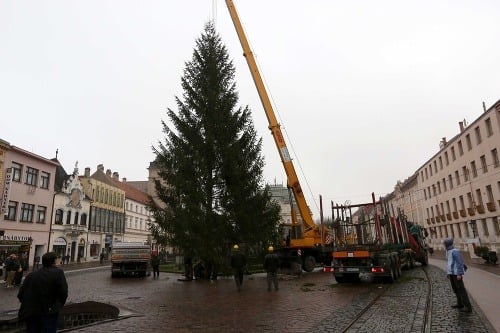 Košičania už majú vianočný stromček: Rozsvietia ho 5. decembra