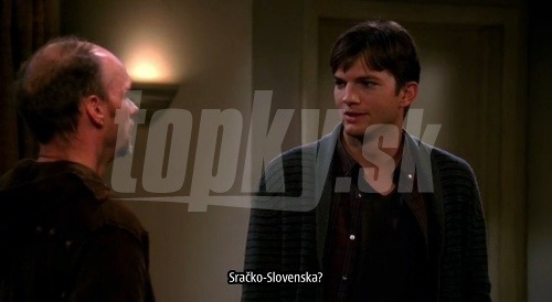 Ashton Kutcher ako Walden Schmidt v sitkome Dva a pol chlapa nechutne urazil Slovensko.
