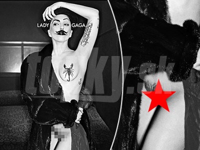 Lady Gaga bez hanby vystavila ochlpený rozkrok na titulke časopisu.