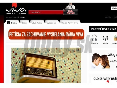 Podporiť Rádio Viva môžete aj na jeho webstránke.