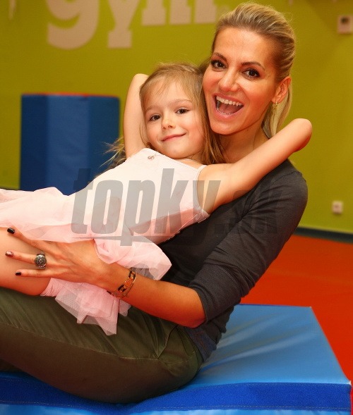 Dara Rolins s dcérou Laurou v roku 2013