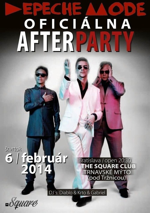 Noc v znamení Depeche Mode! Po skončení koncertu pokračuje afterparty