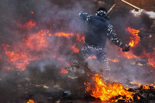 Protesty na Ukrajine sa menia na tvrdý boj