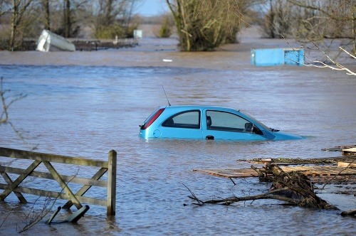 Záplavy na juhozápade Anglicka