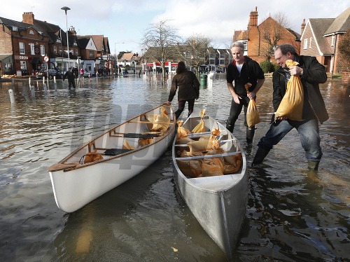 Veľké záplavy v Británii