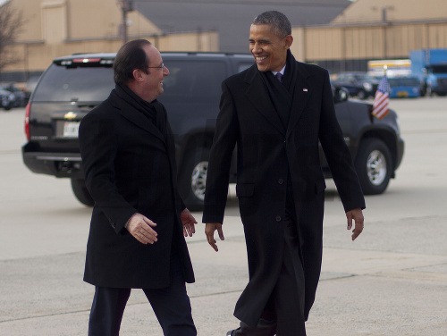 Obama a Hollande si počas oficiálne návštevy zjavne padli do oka