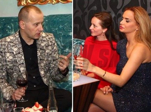 Boris Kollár a Andrea Heringhová počas večera nevyzerali zrovna ako šťastný pár. 
