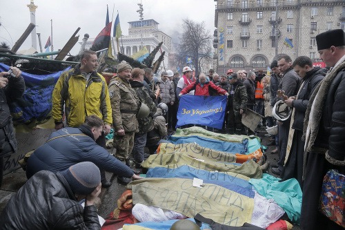 Obete násilia v Kyjeve