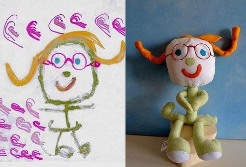 Umelkyňa oživila detské kresbičky: