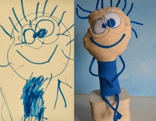 Umelkyňa oživila detské kresbičky: